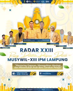 PW IPM Lampung Gelar RADAR XXIII, Ruang Dialektika Pimpinan Daerah se-Lampung