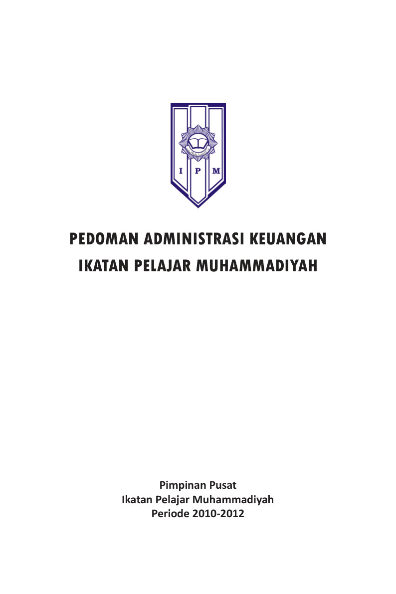 Pedoman Administrasi Keuangan IPM